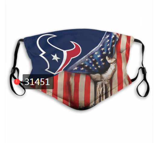 NFL 2020 Houston Texans 135 Dust mask with filter